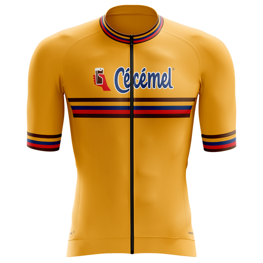 Maillot cycliste unisexe à manches courtes